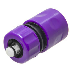 Соединитель 1/2 для поливочного шланга MasterProf пластиковый с аквастопом (ДС.070886) - фото 4