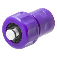 Соединитель 3/4 для поливочного шланга MasterProf пластиковый с аквастопом (ДС.070888) - фото 1