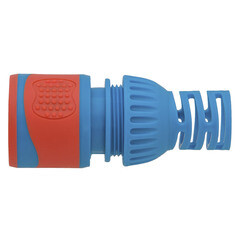 Изображение товара Соединитель 1/2 для поливочного шланга MPF пластиковый с аквастопом (ДС.071277)