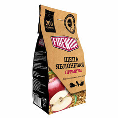 Щепа для копчения яблоня Firewood 0,2 кг - фото 1
