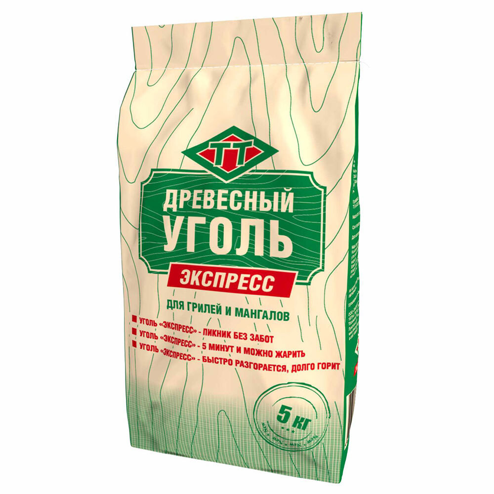 Изображение товара Уголь древесный березовый СевЗапУголь Экспресс 5 кг