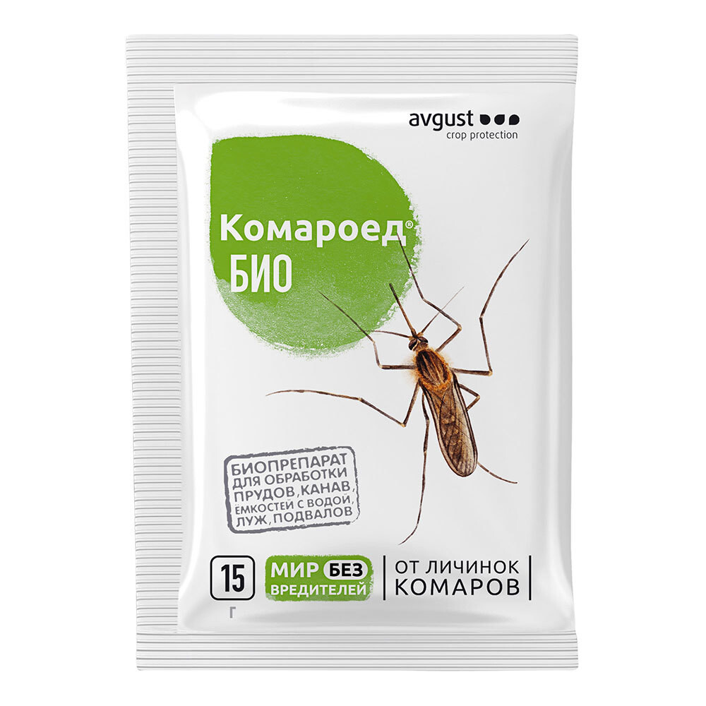 Изображение товара Средство для защиты от комаров Avgust Комароед Био 15 г