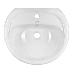 Комплект раковина с пьедесталом Lavelly Oval 49 см белая (OTZ212) - фото 6