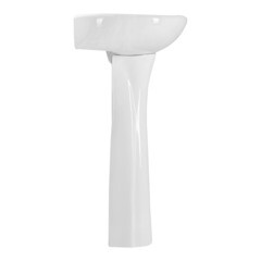 Комплект раковина с пьедесталом Lavelly Oval 49 см белая (OTZ212) - фото 8