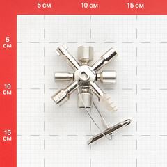 Ключ слесарный КВТ КЭШ-10 многофункциональный (78069) - фото 3