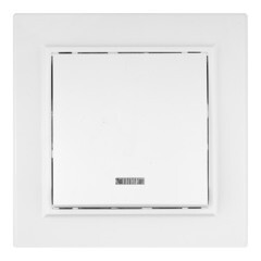 Изображение товара Выключатель EKF Минск одноклавишный встраиваемый белый с подсветкой (ERV10-121-10)