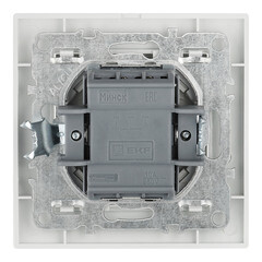 Выключатель EKF Минск одноклавишный встраиваемый белый с подсветкой (ERV10-121-10) - фото 2