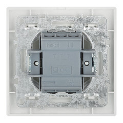 Выключатель EKF Минск двухклавишный встраиваемый белый (ERV10-023-10) - фото 4