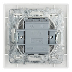 Выключатель EKF Минск двухклавишный встраиваемый белый с подсветкой (ERV10-123-10) - фото 4