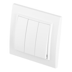 Выключатель EKF Минск трехклавишный встраиваемый белый (ERV10-024-10) - фото 4