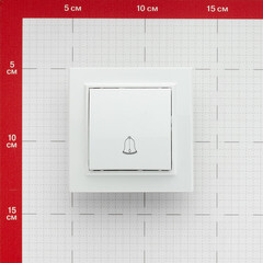 Кнопка звонка EKF Минск встраиваемая белая (ERV10-026-10) - фото 2