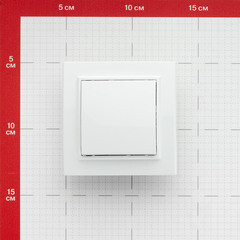 Выключатель EKF Минск одноклавишный встраиваемый белый с самовозвратом (ERV10-028-10) - фото 3