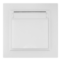 Изображение товара Розетка EKF Минск встраиваемая белая со шторками с крышкой (ERR16-029-100-44)