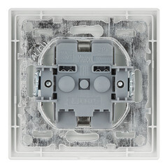 Розетка EKF Минск встраиваемая белая со шторками с крышкой (ERR16-029-100-44) - фото 5