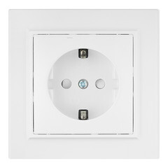 Розетка EKF Минск встраиваемая белая со шторками (ERR16-028-100) - фото 1