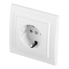 Розетка EKF Минск встраиваемая белая со шторками (ERR16-028-100) - фото 4