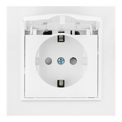 Розетка EKF Минск встраиваемая белая со шторками с крышкой (ERR16-029-100) - фото 3