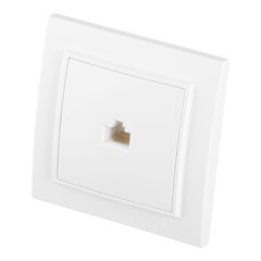 Розетка компьютерная EKF Минск встраиваемая белая RJ45 (ERK01-035-10) - фото 4