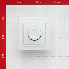 Диммер EKF Минск встраиваемый белый поворотный (ERD06-101-10) - фото 3