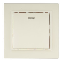 Выключатель EKF Минск одноклавишный встраиваемый бежевый с подсветкой (ERV10-121-20) - фото 1