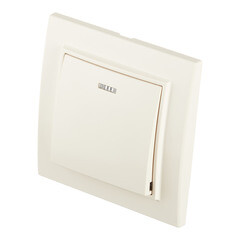 Выключатель EKF Минск одноклавишный встраиваемый бежевый с подсветкой (ERV10-121-20) - фото 2