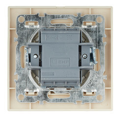 Выключатель EKF Минск одноклавишный встраиваемый бежевый с подсветкой (ERV10-121-20) - фото 3