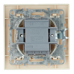 Выключатель EKF Минск двухклавишный встраиваемый бежевый (ERV10-023-20) - фото 2