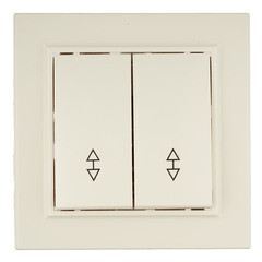 Изображение товара Переключатель EKF Минск двухклавишный встраиваемый бежевый (ERV10-026-20)