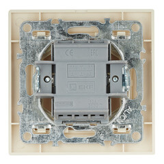 Выключатель EKF Минск трехклавишный встраиваемый бежевый (ERV10-024-20) - фото 3