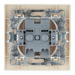 Розетка EKF Минск встраиваемая бежевая со шторками (ERR16-028-200) - фото 3