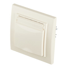 Розетка EKF Минск встраиваемая бежевая со шторками с крышкой (ERR16-029-200-44) - фото 3