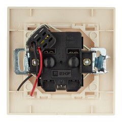 Розетка EKF Минск встраиваемая бежевая с USB-А (ERR16-028-200-USB) - фото 4