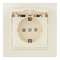 Розетка EKF Минск встраиваемая бежевая со шторками с крышкой (ERR16-029-200) - фото 5