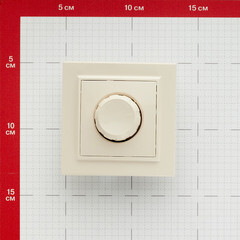 Диммер EKF Минск встраиваемый бежевый поворотный (ERD06-101-20) - фото 3