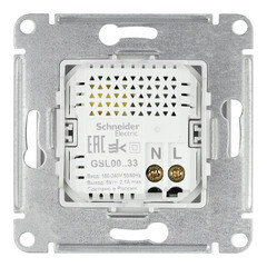 Розетка USB Systeme Electric Glossa встраиваемая белая 2хUSB-A (GSL000133) - фото 4