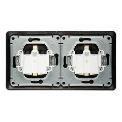 Розетка Systeme Electric Glossa встраиваемая антрацит со шторками с крышкой (GSL000747) - фото 4