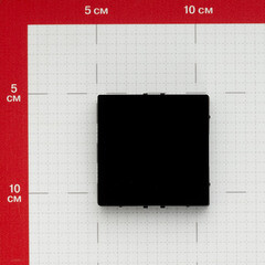 Заглушка Systeme Electric AtlasDesign встраиваемая карбон (ATN001009) - фото 3