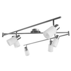 Спот потолочный Arte Lamp Cavalletta E14 240 Вт серебристый/белый IP20 (A4510PL-6SS) - фото 1