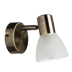 Изображение товара Спот настенный Arte Lamp Parry E14 40 Вт 2 кв.м бронза IP20 (A5062AP-1AB)