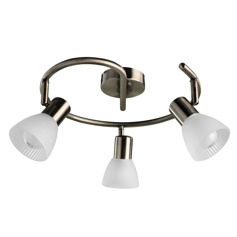 Изображение товара Потолочный спот Arte Lamp Parry 3 лампы бронза белый модерн IP20