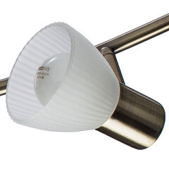 Спот потолочный Arte Lamp Parry E14 160 Вт 8 кв.м бронза IP20 (A5062PL-4AB) - фото 2