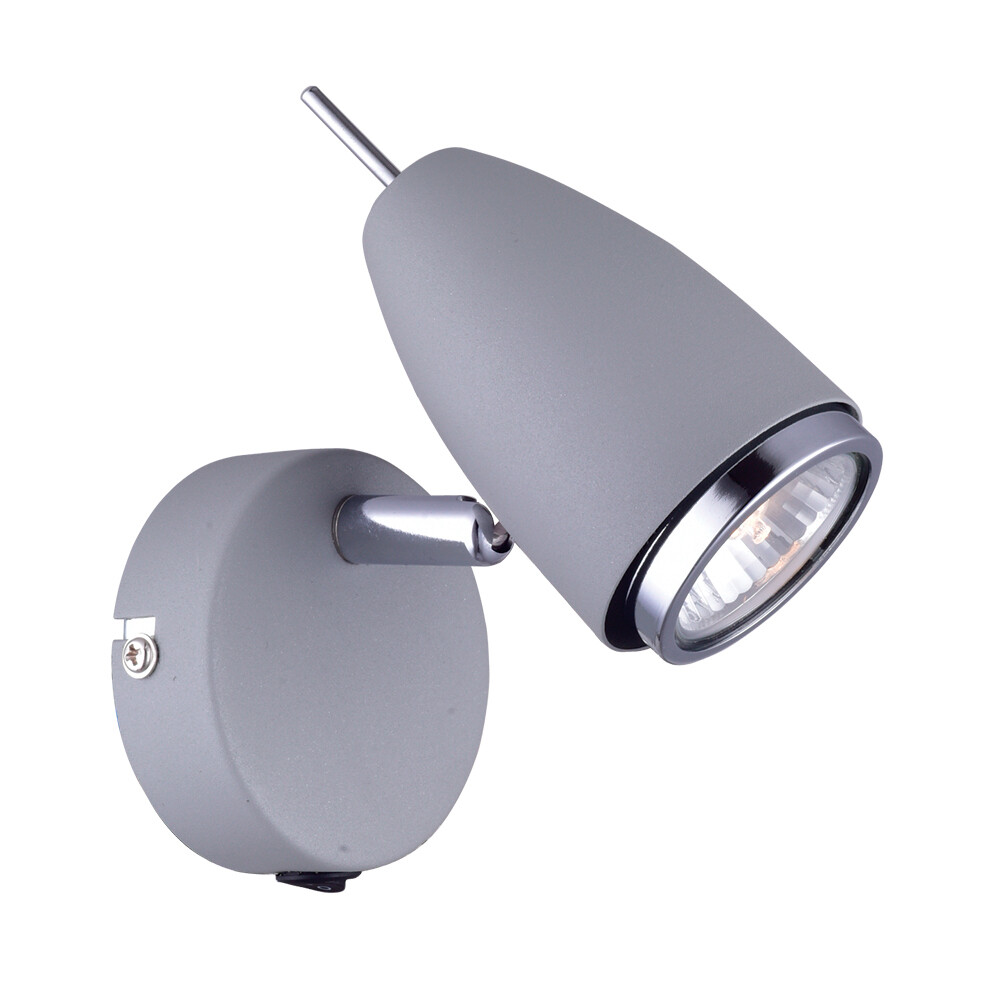 Изображение товара Спот настенный Arte Lamp Regista GU10 50 Вт 1 кв.м серый IP20 (A1966AP-1GY)