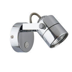 Изображение товара Спот настенный Arte Lamp Lente GU10 50 Вт 1 кв.м хром IP20 (A1310AP-1CC)