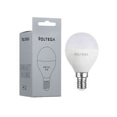 Лампа умная Voltega Wi-Fi bulbs светодиодная E14 5 Вт теплый/холодный 2700-6500 К IP20 шар - фото 3