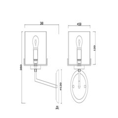 Бра Freya Karen E14 40 Вт 220-240 В хром IP20 (FR5096WL-01CH) - фото 2