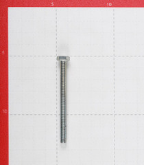 Болт оцинкованный M6x70 мм DIN 933 (30 шт.) - фото 2