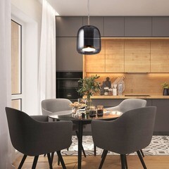 Светильник светодиодный подвесной Maytoni Madmen 3000К 6 Вт 3 кв.м бронза IP20 (MOD128PL-L6SG) - фото 3