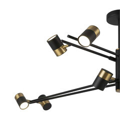 Люстра потолочная Freya Enzo GU10 350 Вт 23,3 кв.м (FR5201PL-10B) - фото 5