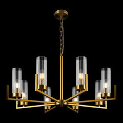 Люстра подвесная Freya Adeline E14 480 Вт 32 кв.м (FR5214PL-08BS) - фото 5