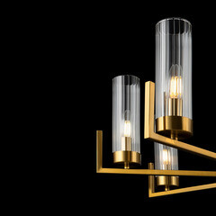 Люстра подвесная Freya Adeline E14 480 Вт 32 кв.м (FR5214PL-08BS) - фото 3